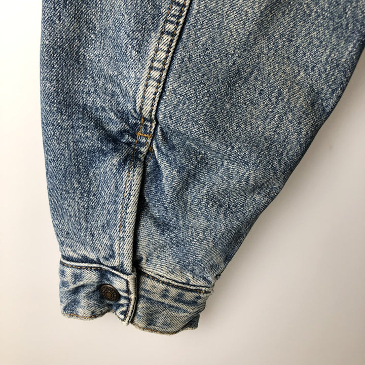 90'S Levi's 71500-0216 Denim Boa Jacket, Men's Size L, Vintage cotton blue type Vintage Second Hand