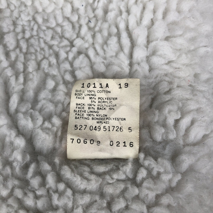 80s-90'S Levi's 70602-0216 Padded Denim Boa Jacket, Made in USA, Men's Size L (Equivalent), Vintage cotton blue type Vintage Second Hand