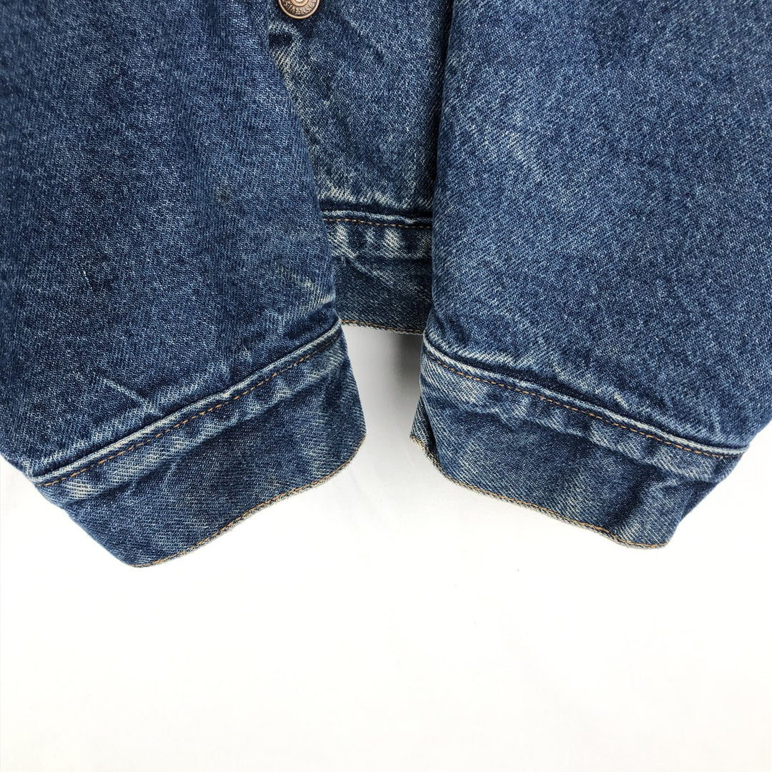 80s-90'S Levi's 70602-0216 Padded Denim Boa Jacket, Made in USA, Men's Size L (Equivalent), Vintage cotton blue type Vintage Second Hand