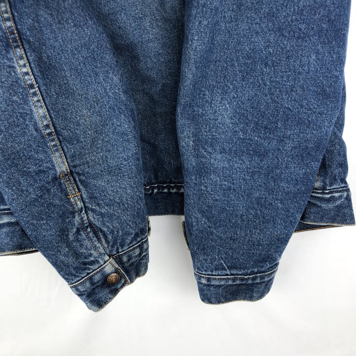 80s-90'S Levi's 70602-0216 Padded Denim Boa Jacket, Made in USA, Men's Size L (Equivalent), Vintage cotton blue type Vintage Second Hand