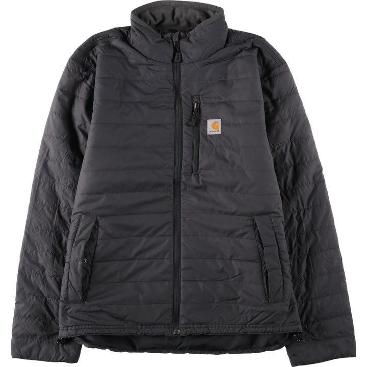 Carhartt padded puffer jacket, men's size M Nylon gray type Vintage Second Hand