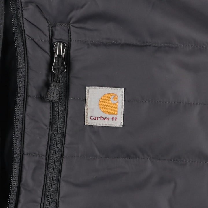Carhartt padded puffer jacket, men's size M Nylon gray type Vintage Second Hand
