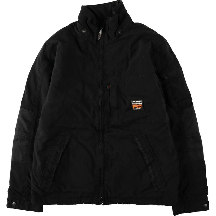 2000'S Timberland PRO SERIES padded puffer jacket, men's size S (approx.) polyamide black type Vintage Second Hand
