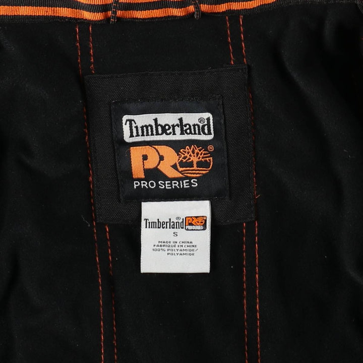 2000'S Timberland PRO SERIES padded puffer jacket, men's size S (approx.) polyamide black type Vintage Second Hand