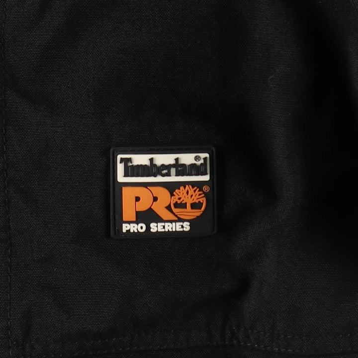 2000'S Timberland PRO SERIES padded puffer jacket, men's size S (approx.) polyamide black type Vintage Second Hand