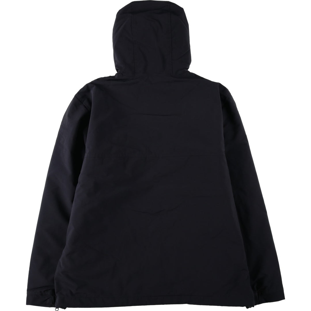 Carhartt WORK IN PROGRESS Hooded Half-Zip Padded Jacket Puffer Jacket Men's XL (approx.) Nylon black type Vintage Second Hand