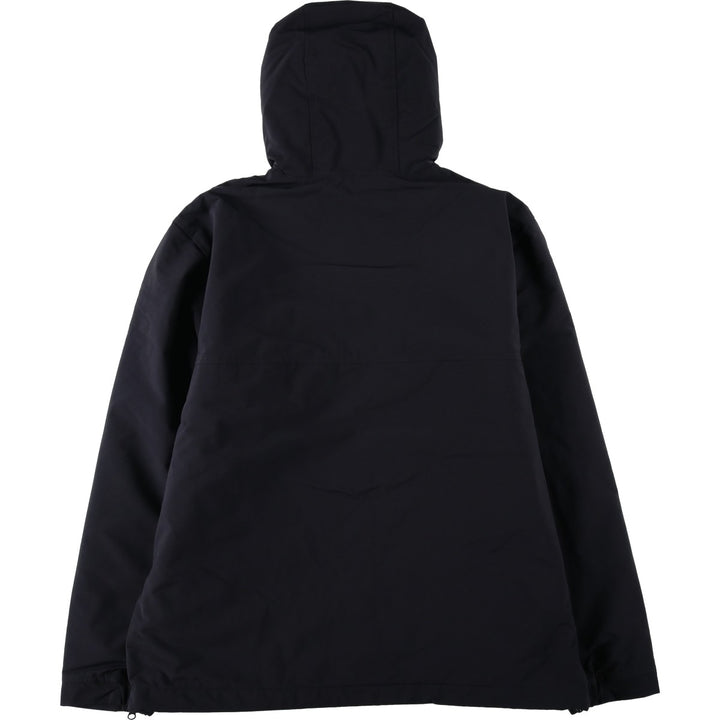 Carhartt WORK IN PROGRESS Hooded Half-Zip Padded Jacket Puffer Jacket Men's XL (approx.) Nylon black type Vintage Second Hand