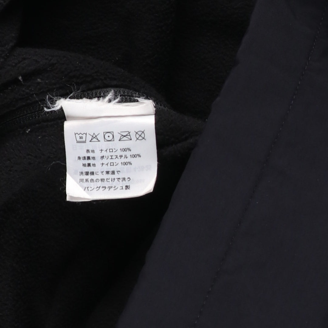 Carhartt WORK IN PROGRESS Hooded Half-Zip Padded Jacket Puffer Jacket Men's XL (approx.) Nylon black type Vintage Second Hand