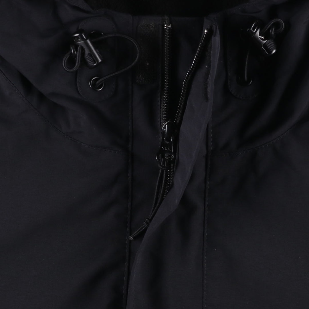 Carhartt WORK IN PROGRESS Hooded Half-Zip Padded Jacket Puffer Jacket Men's XL (approx.) Nylon black type Vintage Second Hand