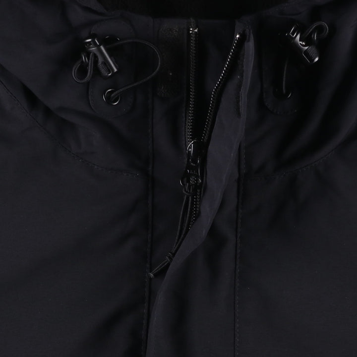Carhartt WORK IN PROGRESS Hooded Half-Zip Padded Jacket Puffer Jacket Men's XL (approx.) Nylon black type Vintage Second Hand