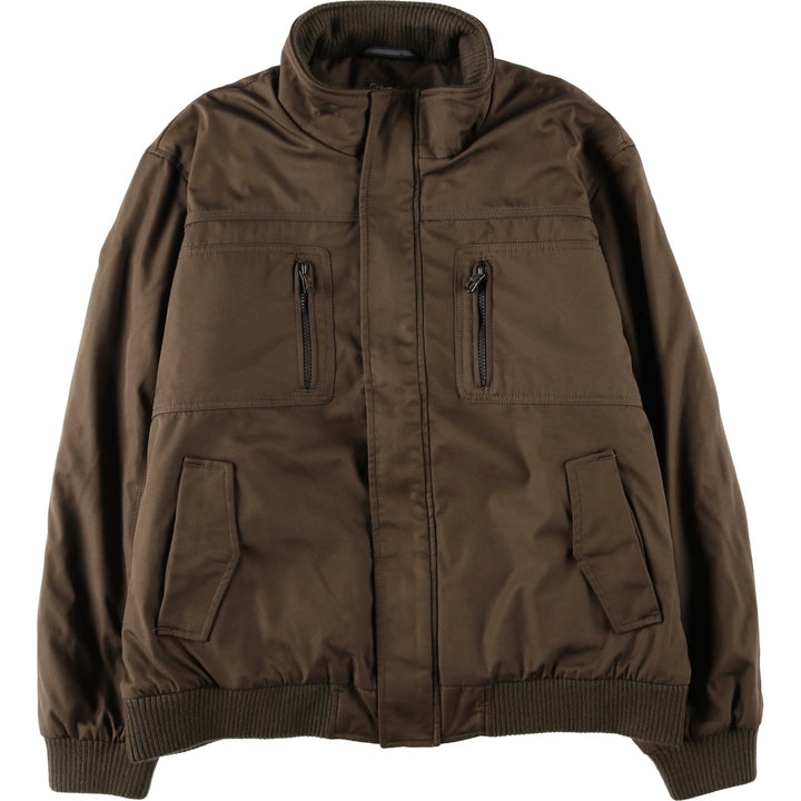 Calvin Klein padded puffer jacket, men's size XL polyester Khaki type Vintage Second Hand