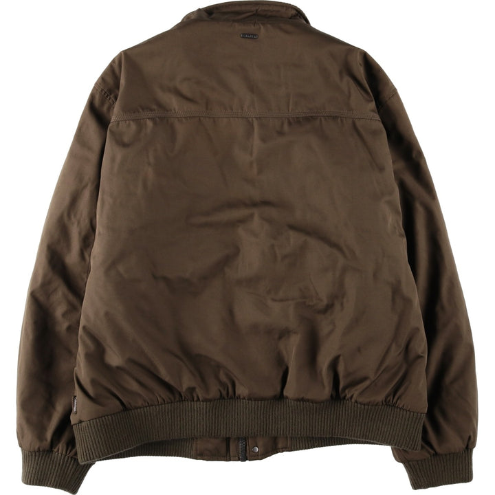 Calvin Klein padded puffer jacket, men's size XL polyester Khaki type Vintage Second Hand