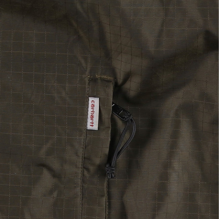 Carhartt padded puffer jacket, men's size M Nylon Khaki type Vintage Second Hand
