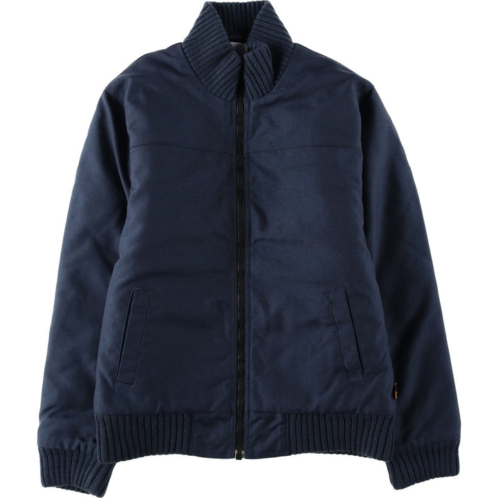 Carhartt padded puffer jacket, men's size S (approx.) Nylon navy blue type Vintage Second Hand