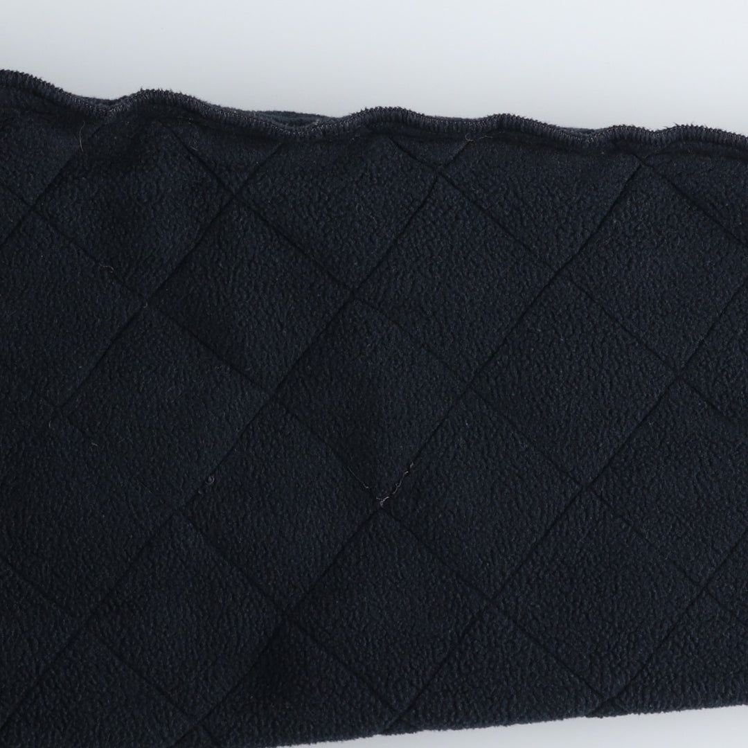 Barbour Microfibre Polarquilt Long Quilted Puffer Jacket (Men's XL equivalent) polyester black type Vintage Second Hand