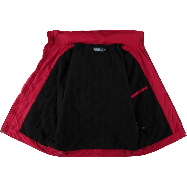 Ralph Lauren POLO by Ralph Lauren padded puffer jacket, men's size M polyester red type Vintage Second Hand