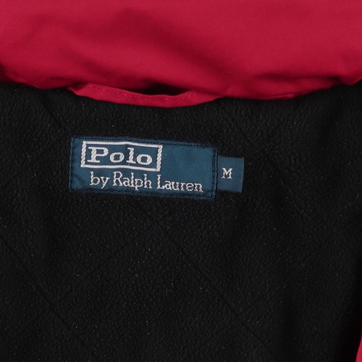 Ralph Lauren POLO by Ralph Lauren padded puffer jacket, men's size M polyester red type Vintage Second Hand
