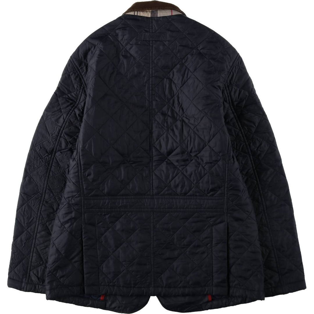 2000'S Barbour Quilted Puffer Jacket, Men's Size M (approx.) polyamide navy blue type Vintage Second Hand