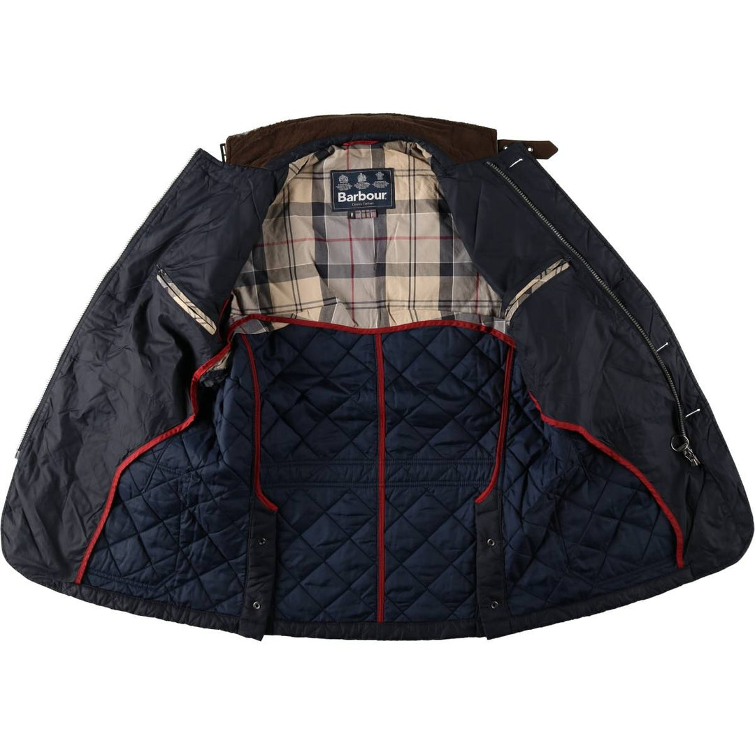 2000'S Barbour Quilted Puffer Jacket, Men's Size M (approx.) polyamide navy blue type Vintage Second Hand