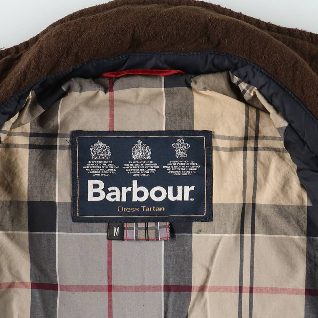 2000'S Barbour Quilted Puffer Jacket, Men's Size M (approx.) polyamide navy blue type Vintage Second Hand