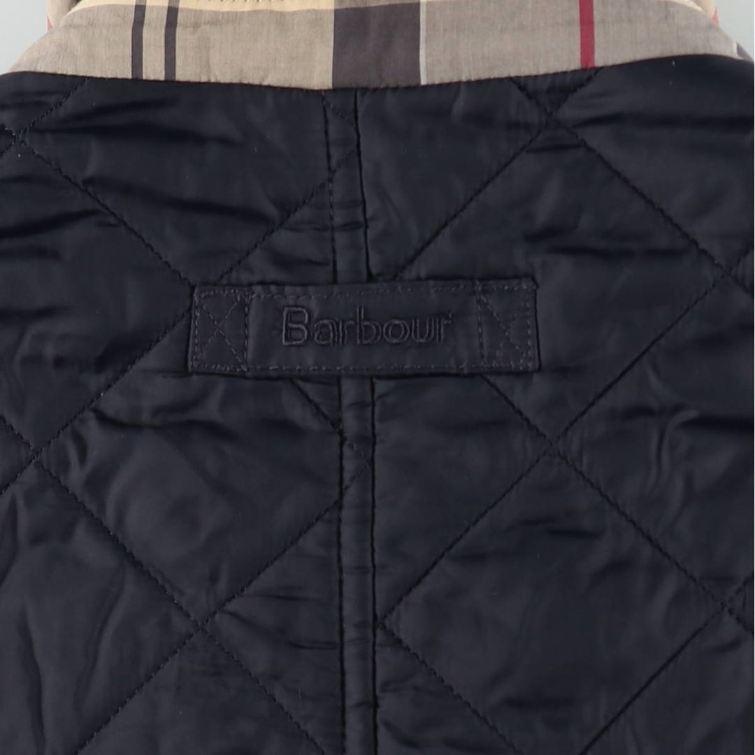 2000'S Barbour Quilted Puffer Jacket, Men's Size M (approx.) polyamide navy blue type Vintage Second Hand