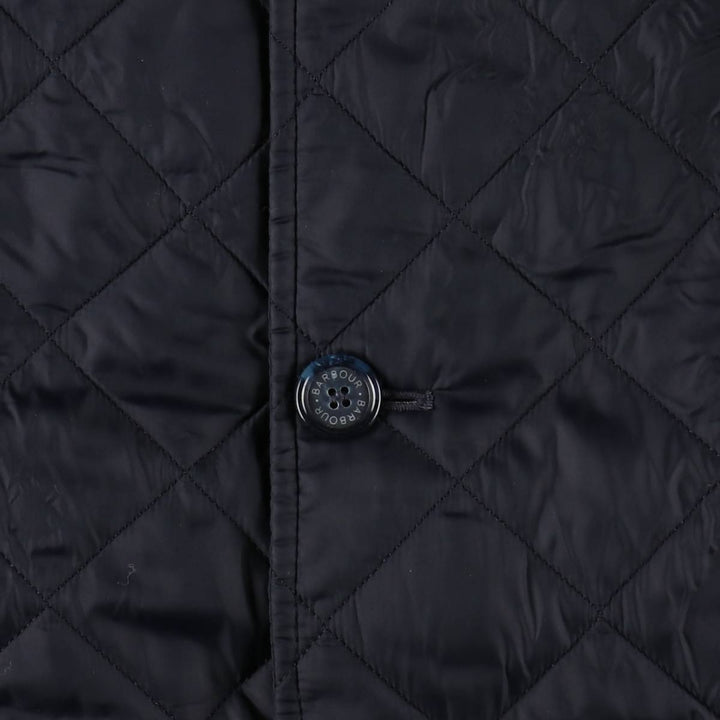 2000'S Barbour Quilted Puffer Jacket, Men's Size M (approx.) polyamide navy blue type Vintage Second Hand