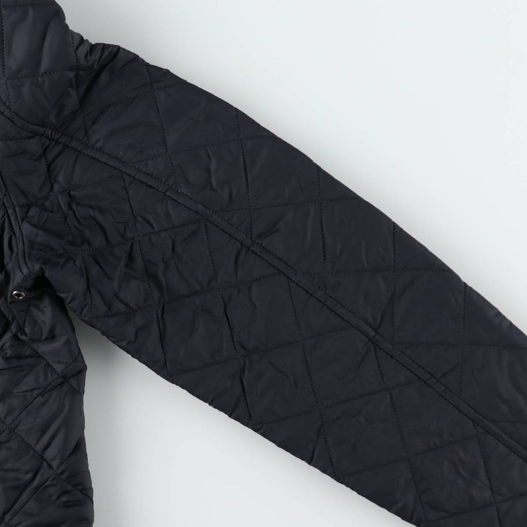 2000'S Barbour Quilted Puffer Jacket, Men's Size M (approx.) polyamide navy blue type Vintage Second Hand