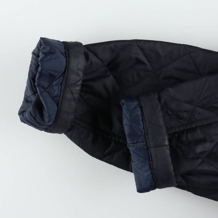 2000'S Barbour Quilted Puffer Jacket, Men's Size M (approx.) polyamide navy blue type Vintage Second Hand