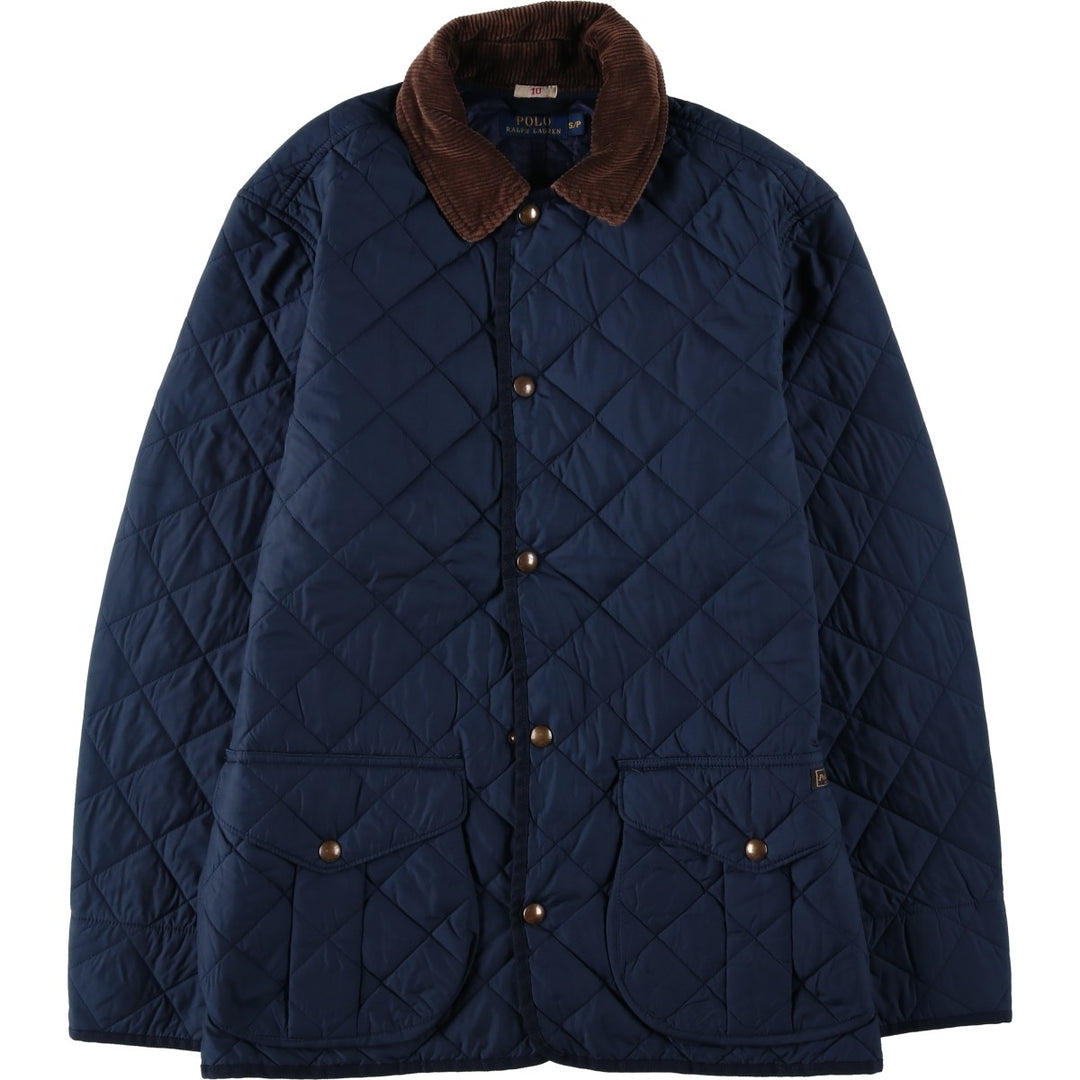 Ralph Lauren POLO RALPH LAUREN quilted puffer jacket, men's size S polyester navy blue type Vintage Second Hand