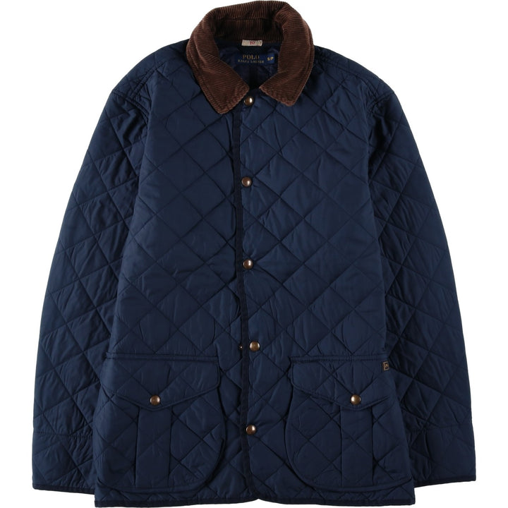 Ralph Lauren POLO RALPH LAUREN quilted puffer jacket, men's size S polyester navy blue type Vintage Second Hand