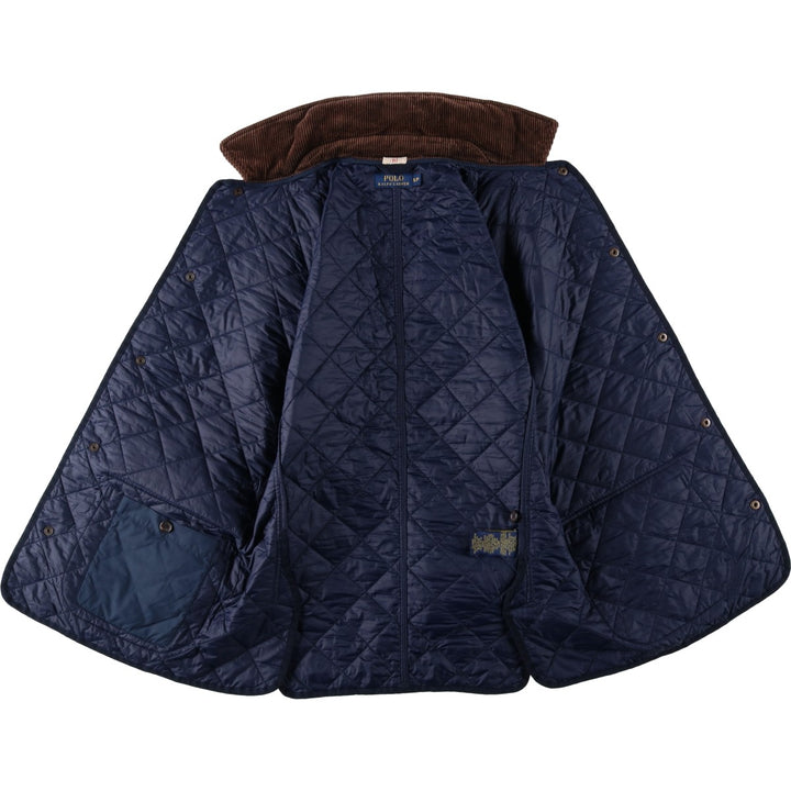 Ralph Lauren POLO RALPH LAUREN quilted puffer jacket, men's size S polyester navy blue type Vintage Second Hand