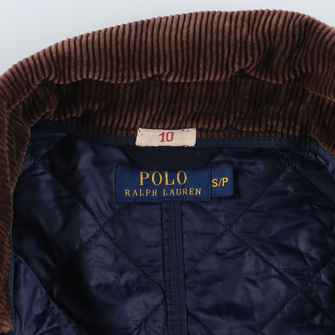 Ralph Lauren POLO RALPH LAUREN quilted puffer jacket, men's size S polyester navy blue type Vintage Second Hand