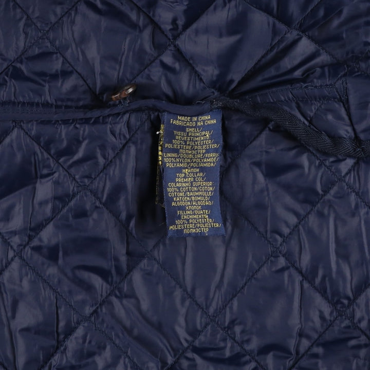 Ralph Lauren POLO RALPH LAUREN quilted puffer jacket, men's size S polyester navy blue type Vintage Second Hand