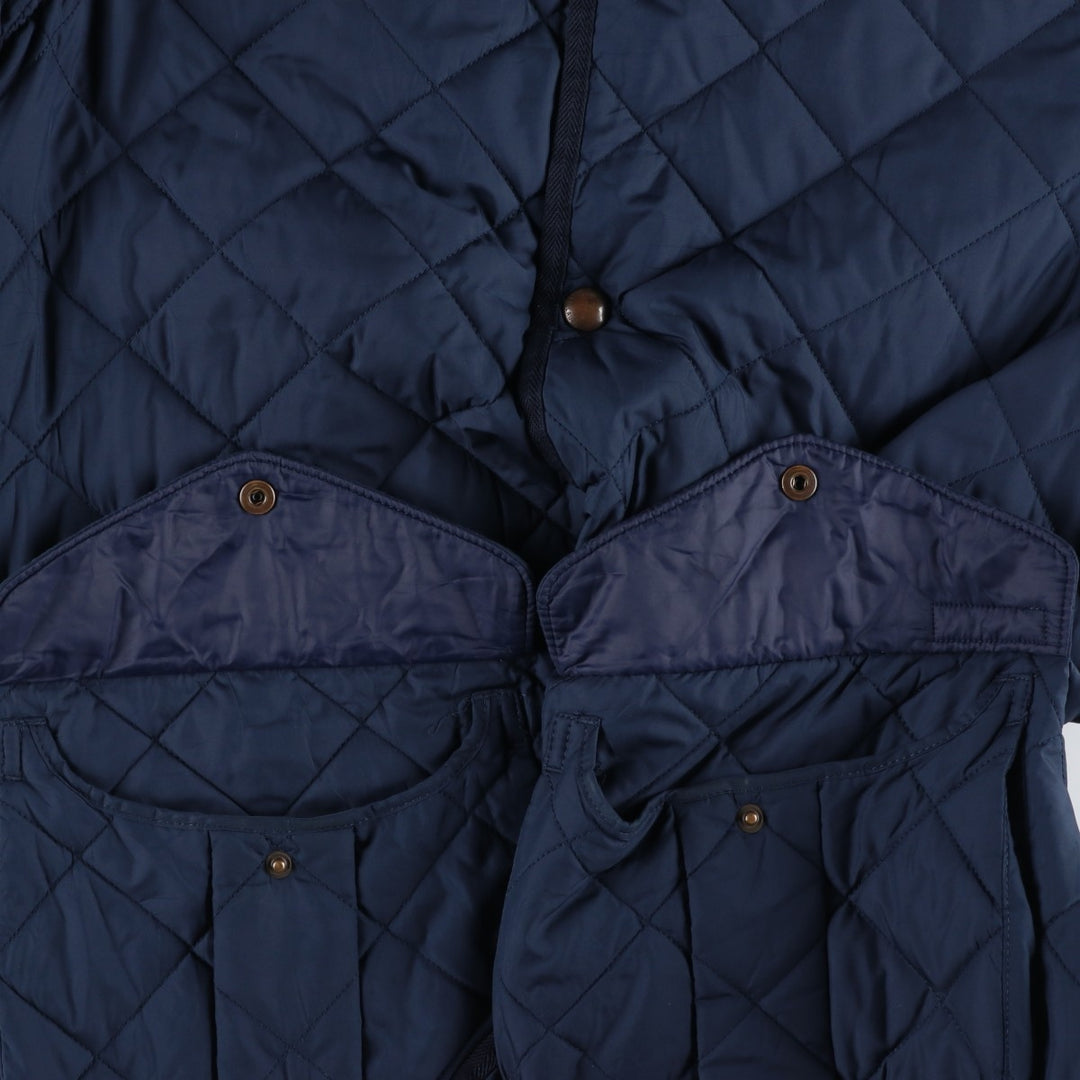 Ralph Lauren POLO RALPH LAUREN quilted puffer jacket, men's size S polyester navy blue type Vintage Second Hand