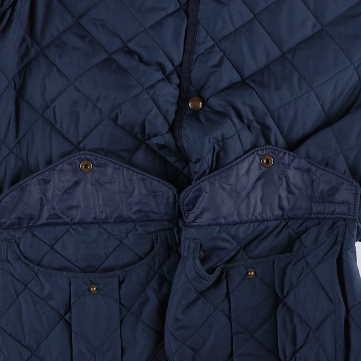 Ralph Lauren POLO RALPH LAUREN quilted puffer jacket, men's size S polyester navy blue type Vintage Second Hand