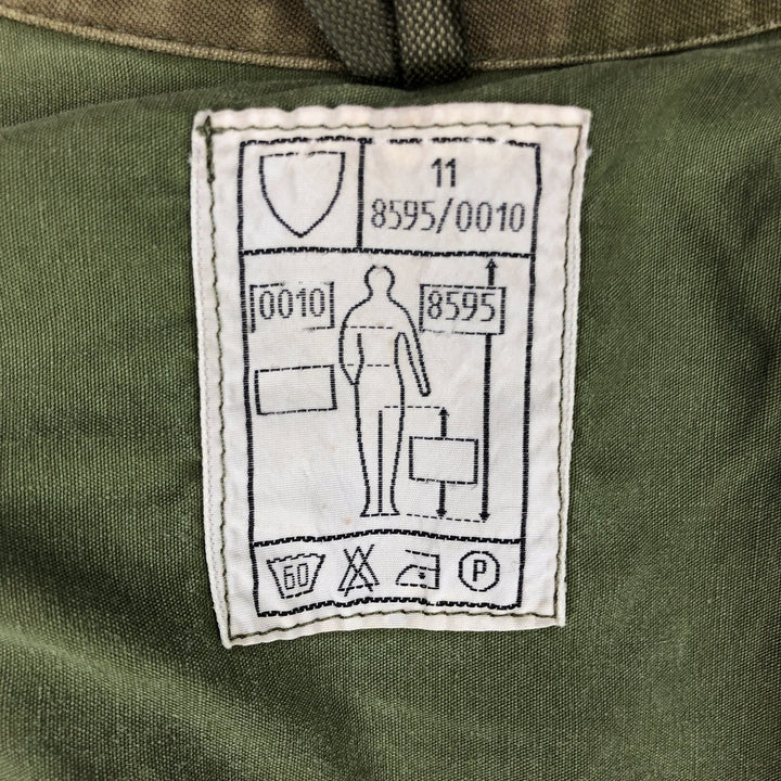 M-75 Norwegian Army Camouflage Pattern Military Field Jacket 11 8595 unclear Khaki type Vintage Second Hand