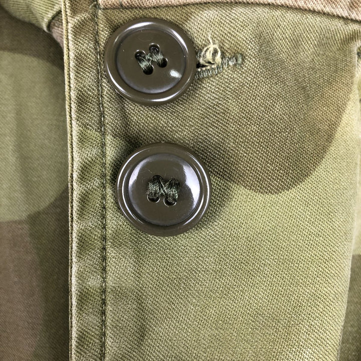 M-75 Norwegian Army Camouflage Pattern Military Field Jacket 11 8595 unclear Khaki type Vintage Second Hand