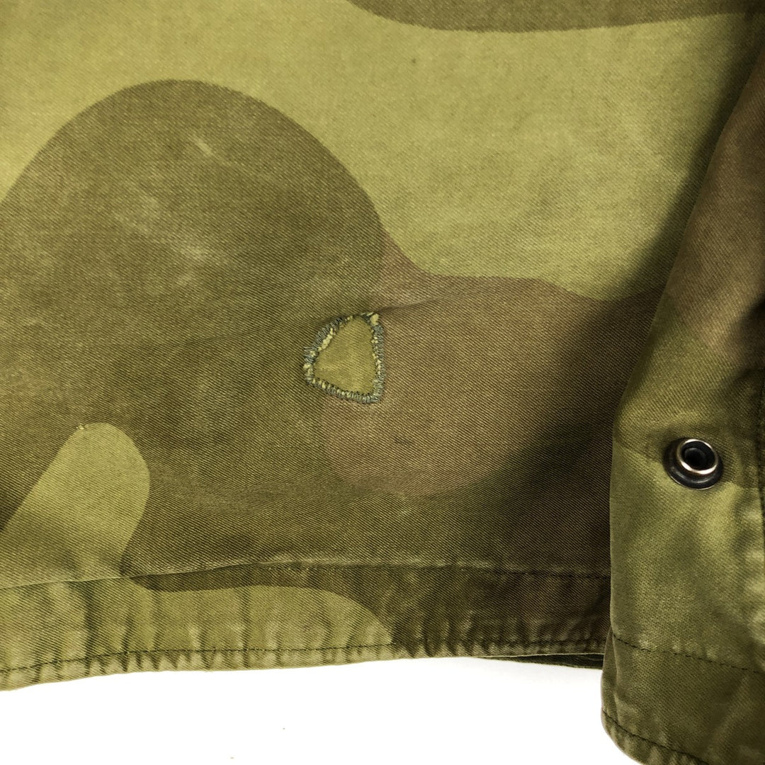 M-75 Norwegian Army Camouflage Pattern Military Field Jacket 11 8595 unclear Khaki type Vintage Second Hand