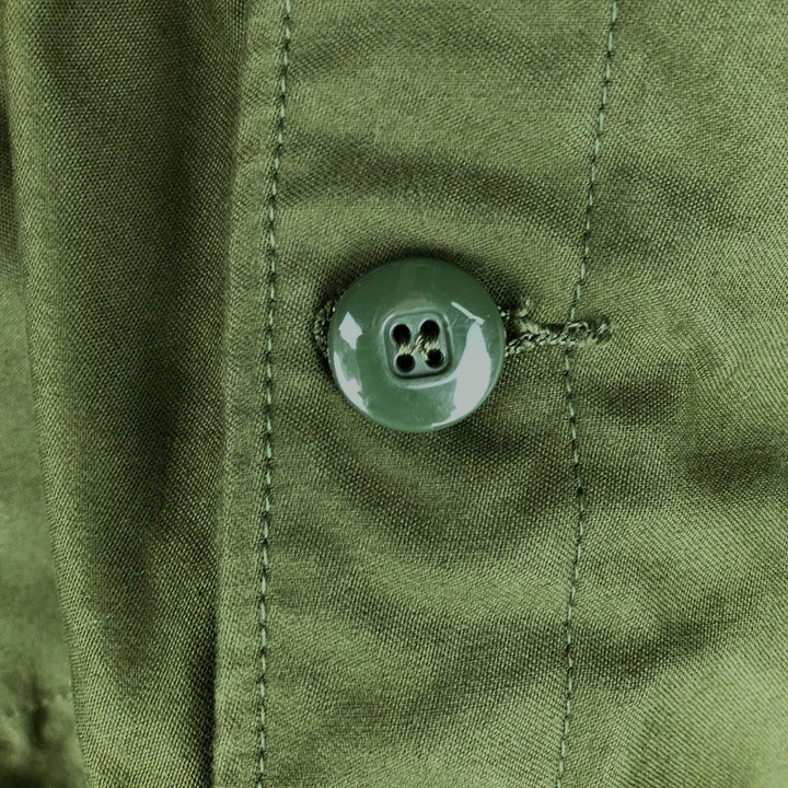 M-59 Swedish Army Military Field Coat, Size C50, Men's XL (approx.), Vintage unclear Khaki type Vintage Second Hand