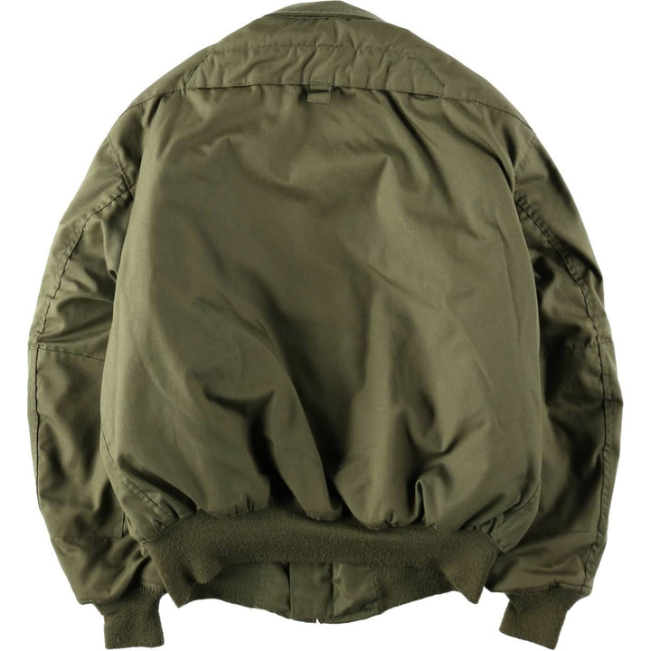 Genuine US military issue CVC Nomex tanker jacket, military flight jacket, made in the USA, X-LARGE REGULAR (equivalent to men's XL). Aramid Khaki type Vintage Second Hand