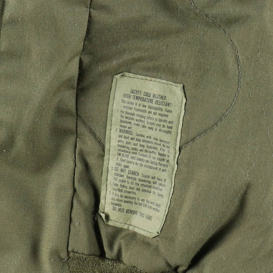 Genuine US military issue CVC Nomex tanker jacket, military flight jacket, made in the USA, X-LARGE REGULAR (equivalent to men's XL). Aramid Khaki type Vintage Second Hand