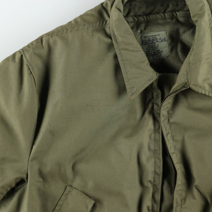 Genuine US military issue CVC Nomex tanker jacket, military flight jacket, made in the USA, X-LARGE REGULAR (equivalent to men's XL). Aramid Khaki type Vintage Second Hand