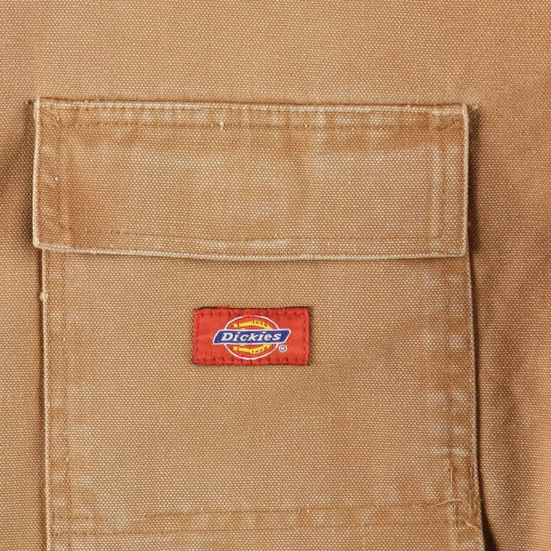 Dickies Traditional Coat-Type Padded Duck Work Jacket, Men's Size XL (approx.) unclear ocher yellow type Vintage Second Hand
