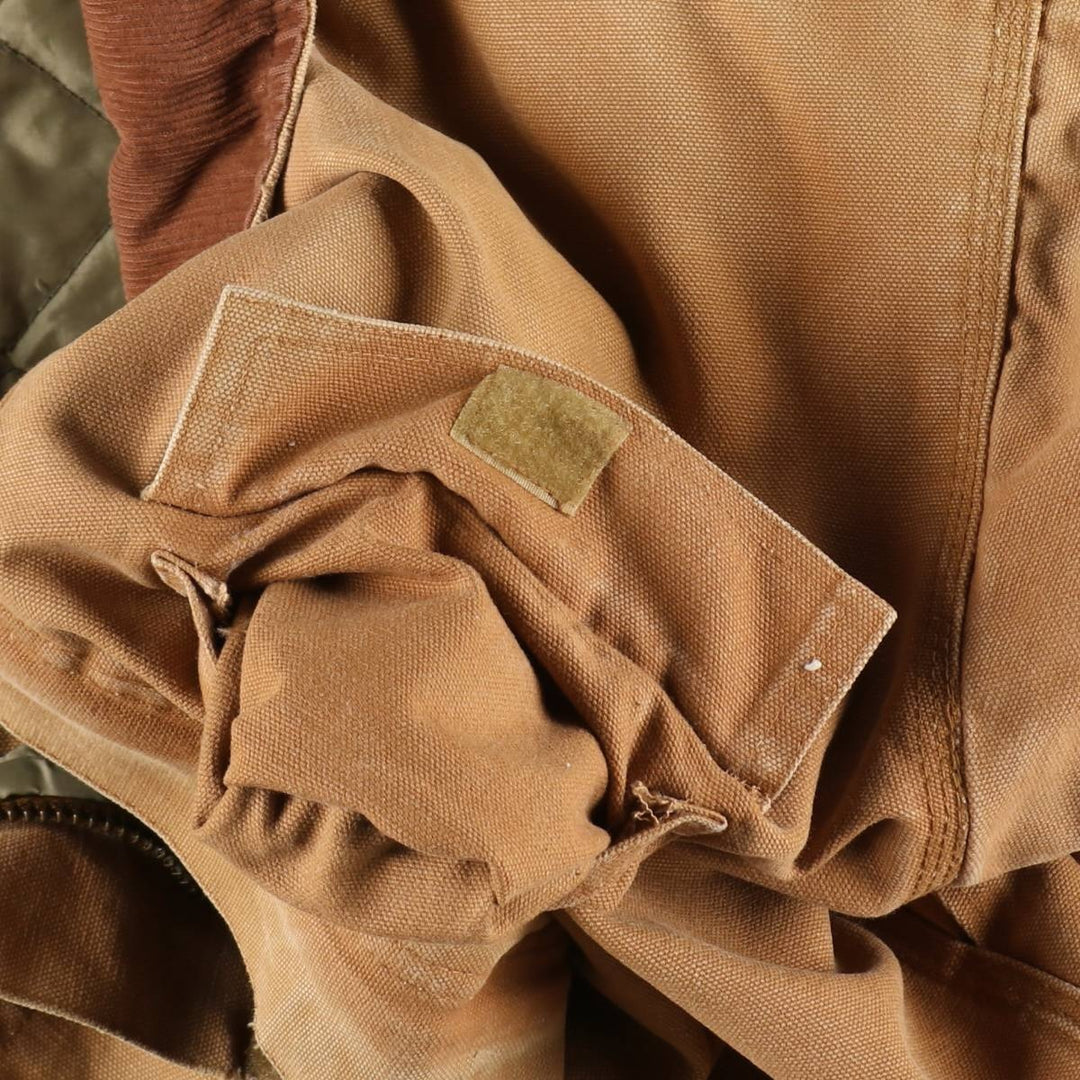 Dickies Traditional Coat-Type Padded Duck Work Jacket, Men's Size XL (approx.) unclear ocher yellow type Vintage Second Hand
