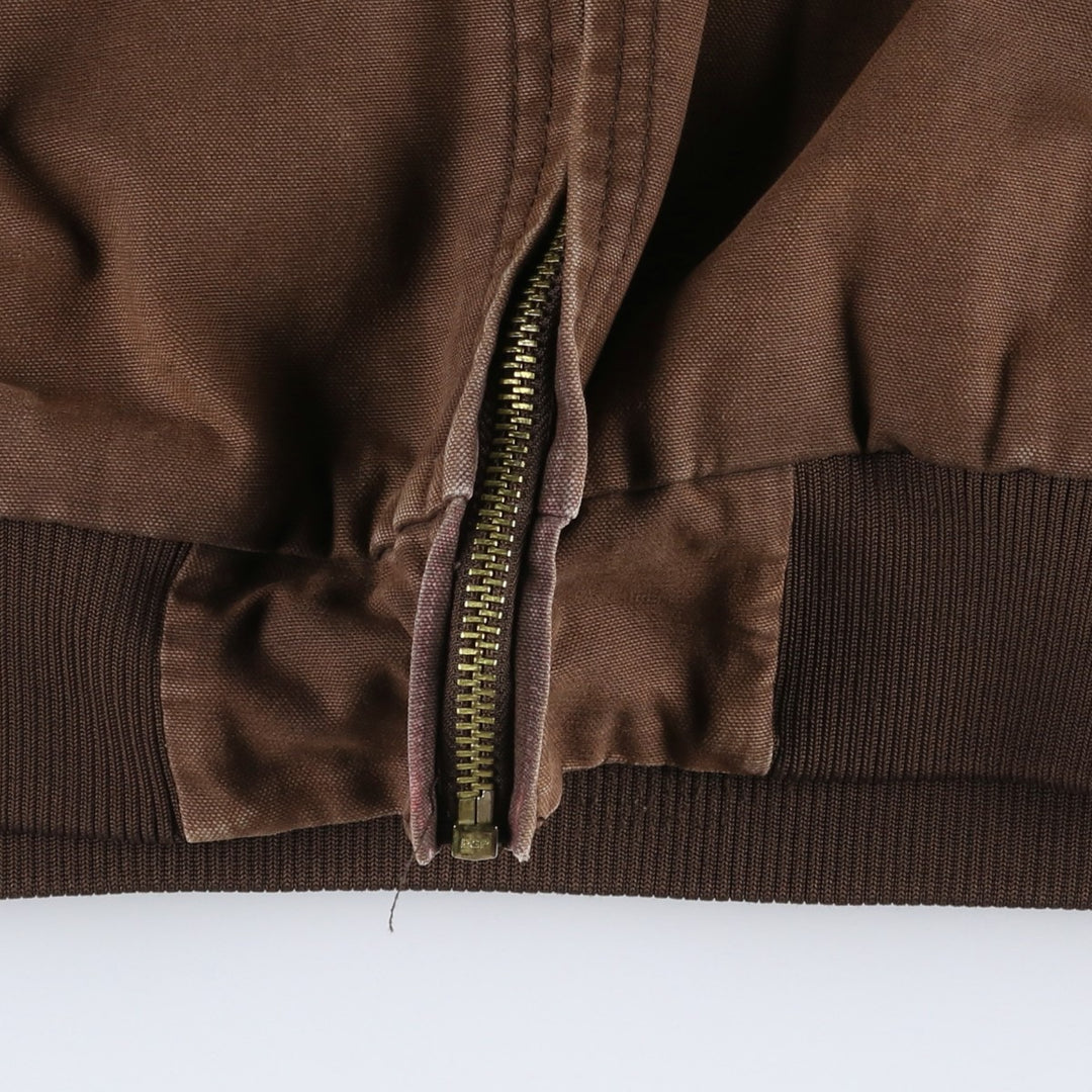 Dickies Active Jacket Type Padded Duck Full Zip Hoodie, Men's XL cotton brown type Vintage Second Hand