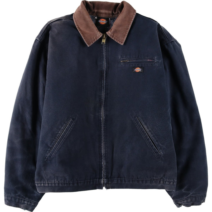Dickies Detroit Jacket Type Duck Work Jacket Men's XL unclear navy blue type Vintage Second Hand
