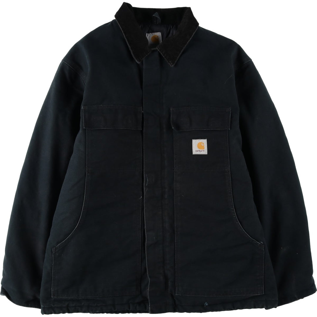 2000'S Carhartt Traditional Padded Duck Work Jacket, Men's Size XL cotton black type Vintage Second Hand