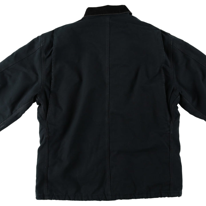 2000'S Carhartt Traditional Padded Duck Work Jacket, Men's Size XL cotton black type Vintage Second Hand