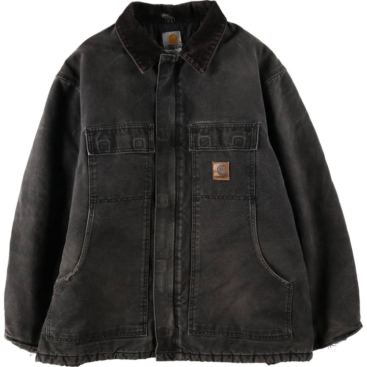2000'S Carhartt Traditional Padded Duck Work Jacket, Men's Size XL cotton black type Vintage Second Hand
