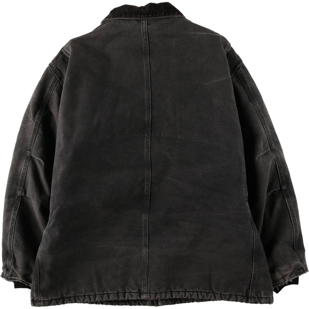 2000'S Carhartt Traditional Padded Duck Work Jacket, Men's Size XL cotton black type Vintage Second Hand